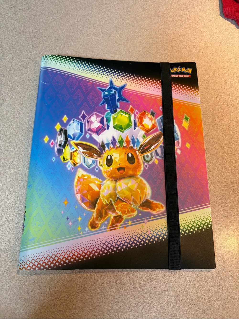 Pokemon Eevee Holographic Gem Cover - Rainbow Colors